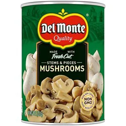 Del Monte Mushrooms Stems And Pieces - 8 Oz