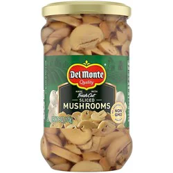 Del Monte Sliced Mushrooms Jar - 6 Oz - 6 Oz