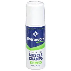 Theraworx Muscle Cramps Roll On - 2.5 Fl. Oz.