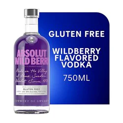 Absolut Wild Berri Vodka - 750 Ml