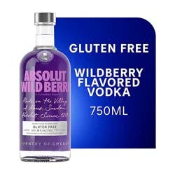 Absolut Wild Berri Vodka - 750 Ml