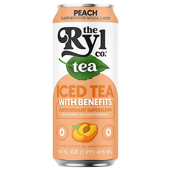 slide 1 of 9, The Ryl Company Peach Ready To Drink Black Tea - 16 Fl. Oz., 16 fl oz