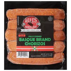 Hill Meat Fully Cooked Gem Basque Chorizo - 16 Oz