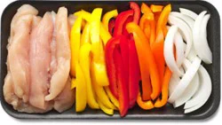 Onions & Peppers Chicken Breasts Strips - Lb