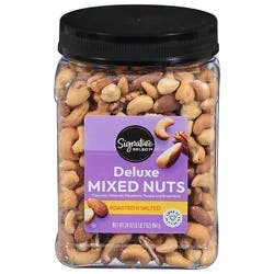 Signature Select Roasted And Salted Mix Nuts Deluxe - 34 Oz