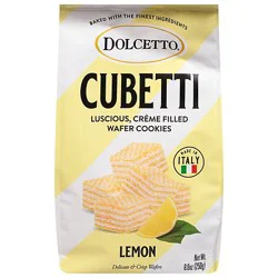 Dolcetto Cubetti Lemon Wafers - 8.8 Oz