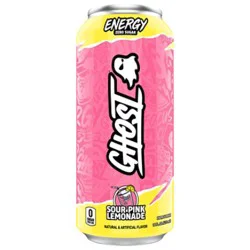 Ghost Sour Pink Lemonade Energy Drink - 12 Fl. Oz.