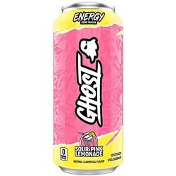 Ghost Sour Pink Lemonade Energy Drink - 12 Fl. Oz.
