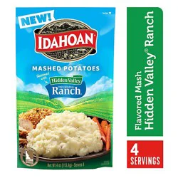 Idahoan Hidden Valley Ranch Original Ranch Mashed Potato Pouch - 4 Oz