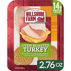Hillshire Farm Oven Roasted Turkey Breast With Cheddar Cheese And Wheat Crackers - 2.76 Oz
