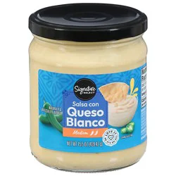 Signature Select Queso Blanco Medium Salsa Con - 15.5 Oz