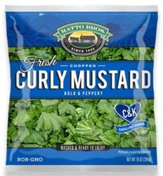 Greens Mustard Chopped - 10 Oz