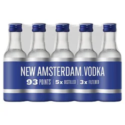 New Amsterdam Vodka 80 Proof 50ml/10pk - 10-50ml