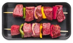 Beef Kabobs Teriyaki Marinade Up To 10% Solution - 0.5 Lb