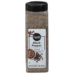 Signature Select Black Pepper Ground - 16 Oz
