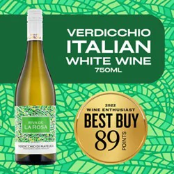 Riva De La Rosa Verdicchio Wine - 750 Ml