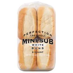 Perfection Deli 1901 Mini Sub Buns - 8 Count