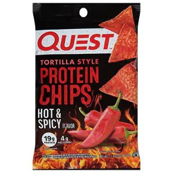 Quest Tortilla Style Hot & Spicy Protein Chips - 1.1 Oz
