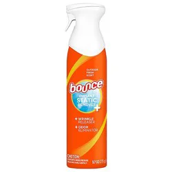 Bounce Instant Static Remover Wrinkle Release Odor Eliminator Outdoor Fresh Scent - 9.7 Oz