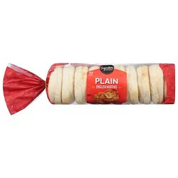 Signature Select English Muffin Plain - 10-22 Oz