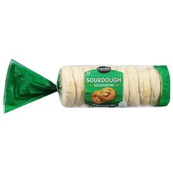 Signature Select English Muffins Sourdough 10 Count 22 Ounce - 21.5 Oz