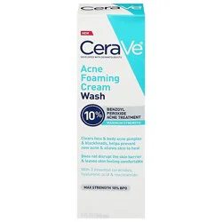 Cerave Acne Foaming Cream Wash - 5 Fl. Oz.