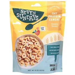 Seven Sundays Oat Cereal Simply Honey - 8 Oz