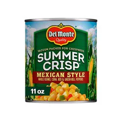 Del Monte Summer Crisp Mexican Style Corn - 11 Oz