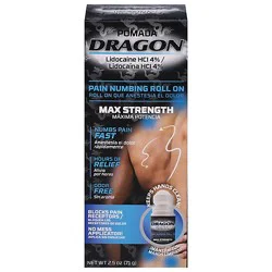 Dragon Lidocaine Roll On - 2.5 Fz