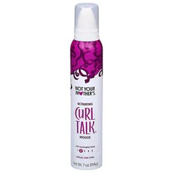 Not Your Mothers Curl Talk Curl Activating Mousse For Curly Hair 7 Fz - 7 Fz
