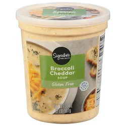 Signature Select Broccoli Cheddar Soup - 32 Oz