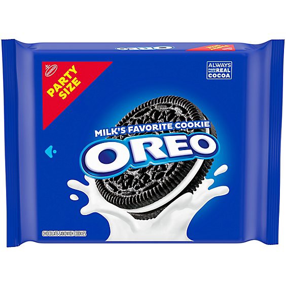 slide 1 of 1, Oreo Chocolate Party Size Sandwich Cookies- 24.16 Oz, 24.16 oz