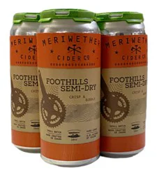 Meriwether Foothills Semi-Dry Cider 4/16 In Cans - 4-16 Fz