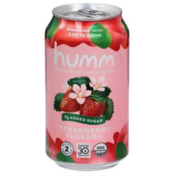 Humm Kombucha Strawberry Blossom - 12 Fz