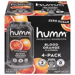 Humm Kombucha Blood Orange - 12 Fz