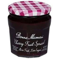 Bonne Maman Less Sugar Cherry Fruit Spread - 11.8 Oz
