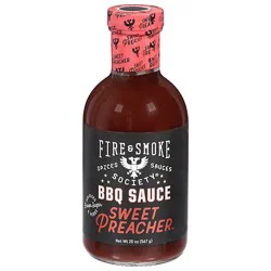 Fire And Smoke Sweet Preacher Barbecue Sauce - 20 Oz