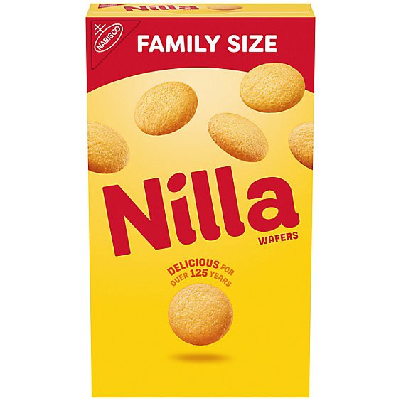 slide 1 of 1, Nilla Wafers Cookies Vanilla Wafers Family Size - 15 Oz, 15 oz