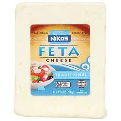 Nikos Feta Traditional Cheese - 8 Oz