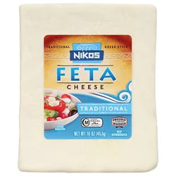 Nikos Feta Traditional Cheese - 16 Oz