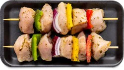 Roasted Hatch Chili Tequila Up To 10% Solution Boneless Chicken Kabobs - 0.5 Lb