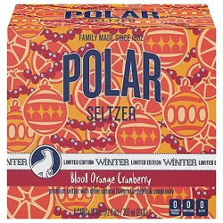 Polar Blood Orange Cranberry Seltzer - 6-12 Fl. Oz.