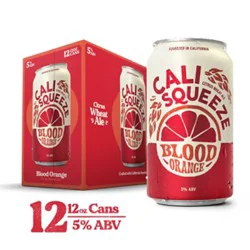 Cali Squeeze Blood Orange In Cans - 12-12 Fl. Oz.