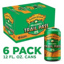 Sierra Nevada Trail Pass Non-Alcoholic Ipa Craft Beer In Cans - 6-12 Oz