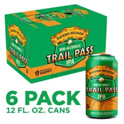 Sierra Nevada Trail Pass Non-Alcoholic Ipa Craft Beer In Cans - 6-12 Oz