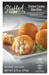 Stuffed Foods Chicken Cordon Bleu Bites - 9.75 Oz