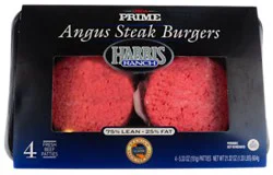 Harris Ranch 81% Lean 19% Fat Angus Beef Patties - 21.32 Oz