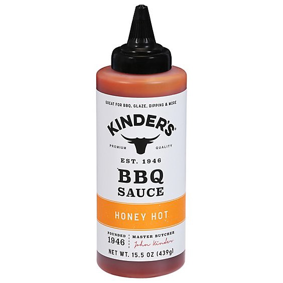 slide 1 of 1, Kinders Honey Hot Barbecue Sauce - 15.5 Oz, 15.5 oz