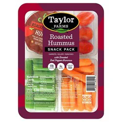 Taylor Farms Veggies And Hummus Snack Pack - 6.5 Oz