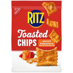 Ritz Toasted Chips Sweet Habanero Crackers - 8.1 Oz